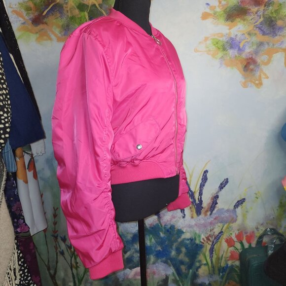 Love Tree Pink Bomber Jacket - Picture 4 of 7